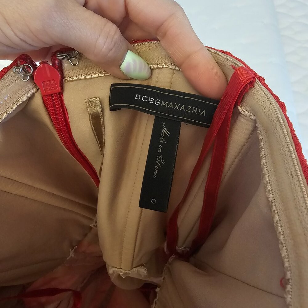 BCBG Max Azria red dress - Picture 5 of 5